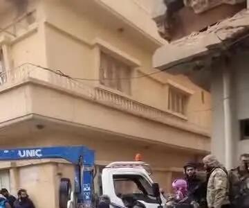 ببینید| تصویری از انفجار خودروی بمب گذاری شده در بوکمال سوریه