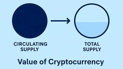 عرضه در گردش و عرضه کل چیست و چطور روی ارزش یک ارز اثر می‌گذارد؟