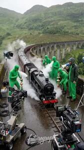 پشت صحنه فیلمبرداری از سکانس های تخیلی هری پاتر