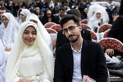  تصاویر؛ مراسم ازدواج دانشجویی ۲۵۰ زوج دانشگاه تهران