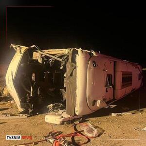  علت واژگونی اتوبوس اصفهان-نطنز چه بود؟