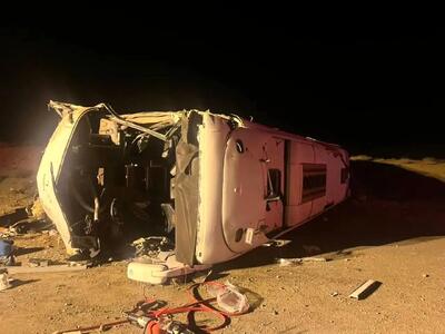 جزئیات تصادف مرگبار اتوبوس در محور اصفهان–نطنز از زبان پلیس راه