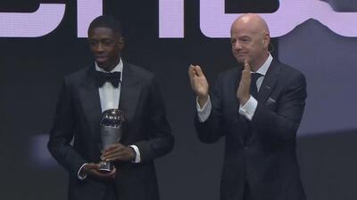 عثمان دمبله بهترین بازیکن سال ۲۰۲۵ از سوی فیفا