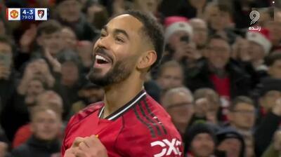 گل چهارم منچستریونایتد به بورنموث (متئوس کونیا)