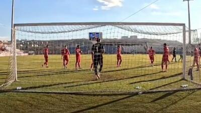 گل شاهین توکلی به تراکتور از زاویه دوربین باشگاه پیکان