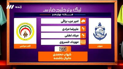 کارشناسی داوری بازی ملوان - فجر سپاسی