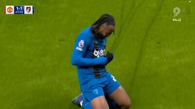 گل اول بورنموث به منچستریونایتد (آنتوان سمنیو)