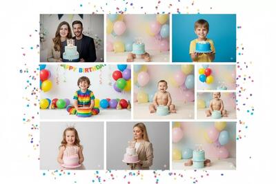 جدیدترین پرامپت‌های ساخت عکس تولد آتلیه ای