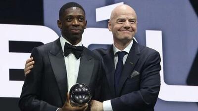 مراسم انتخاب برترین‌های سال فیفا/ دمبله و انریکه بهترین‌های سال ۲۰۲۵ فوتبال جهان شناخته شدند