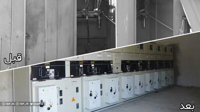 دومین پست برق فشار قوی مجموعه ورزشی آزادی تعویض شد