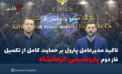 تاکید مدیرعامل پترول بر حمایت کامل از تکمیل فاز دوم پتروشیمی کرمانشاه