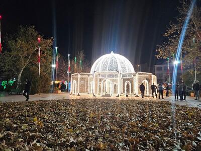 بهره‌برداری از گنبد و پردیس نوری بوستان ملت