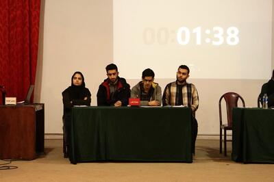  فینال مسابقه مناظرات دانشجویی دانشگاه گلستان + عکس