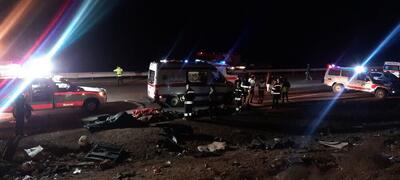  افزایش شمار جان‌باختگان واژگونی اتوبوس در محور نطنز/ حضور استاندار اصفهان در صحنه حادثه