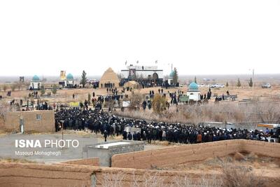  مراسم تشییع و تدفین پیکر آیت الله سید محمد شاهچراغی در دامغان