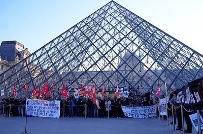  «لوور» تعطیل شد