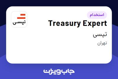  استخدام Treasury Expert در تپسی