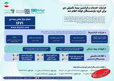  جزئیات قرارداد جدید بیمه تکمیلی بازنشستگان فولاد + اینفوگرافی - کلبه سرگرمی