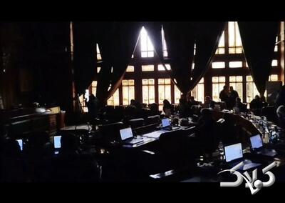 قطع برق در صحن شورای شهر تهران - مجله اینترنتی کولاک