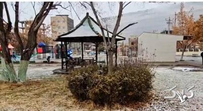 بارش برف در روزهای پایانی پاییز در ماکو و بازرگان - مجله اینترنتی کولاک