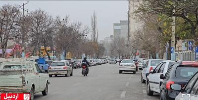  اولین برف سال در اردبیل آغاز شد