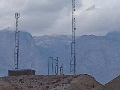  بارش برف در ارتفاعات روستای درگز سیاهو