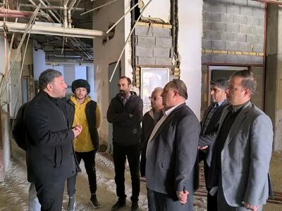  بازدید نماینده مجلس از پروژه نگارخانه مرکزی استان کرمانشاه