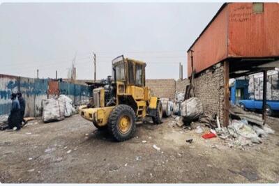 آوری ۱۸۰۰ کیلوگرم پسماند خشک از مراکز غیرمجاز در تهران