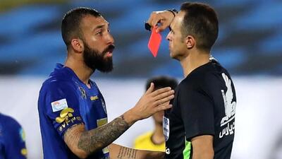 بیژن حیدری داوری بازی تراکتور-پرسپولیس در جام حذفی