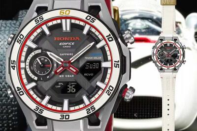 معرفی ساعت جدید کاسیو، ادای احترام به اولین پیروزی هوندا در فرمول یک - پدال