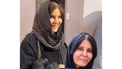  فیلم/ عشوه ها و خجالت گلچهره سجادیه مقابل دوربین/ بازیگر سریال آنام با تغییر چهره و استایل خود ظاهر شد!
