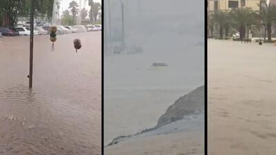بندرعباس با آبگرفتگی و روان آب گسترده مواجه شد/ سلحشور: هلال‌احمر هرمزگان در آماده‌باش صددرصدی است  + صوت