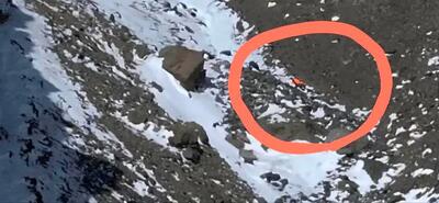 پیکر بی جان بانوی کوهنورد طاهره حاصلی در یخچال «کافر دره» دماوند پیدا شد + فیلم