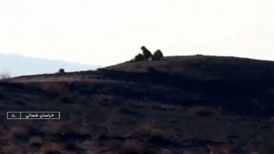  فیلم مشاهده ۶ یوزپلنگ در میاندشت خراسان شمالی