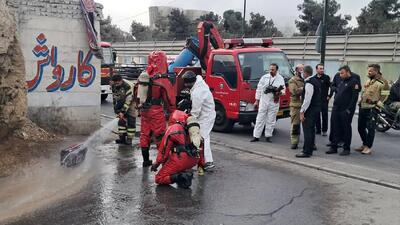 حادثه خطرناک نشت آمونیاک در کارخانه / عملیات نفس‌گیر آتش‌نشانی تهران به پایان رسید