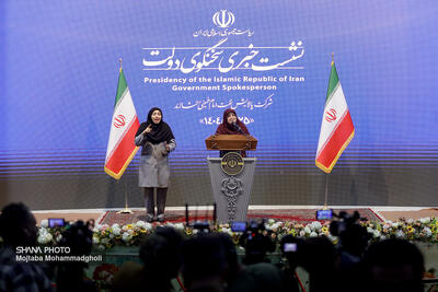 نشست خبری سخنگوی دولت در پالایشگاه شازند