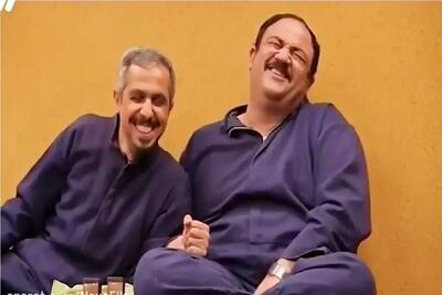  پشت صحنه خندان/رضویان با بازی ریورپور و چرسی لکنت گرفته/همه ترکیدن از دستش