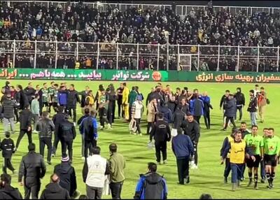 درگیری شدید ساپینتو و رحمتی پس از سوت پایان