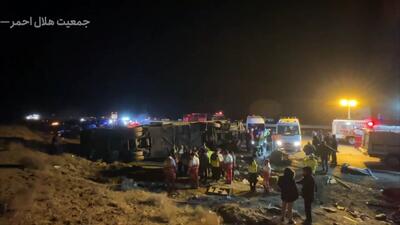  افزایش جان‌باختگان واژگونی اتوبوس در محور نطنز ــ اصفهان