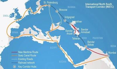 ایران و روسیه کریدور شمال ــ جنوب را با ساخت دو خط آهن تسریع می‌کنند