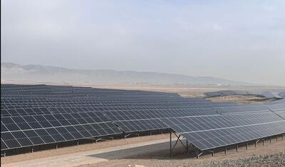  تامین برق شهرک صنعتی شمس آباد زیر سایه پنل های آفتابی