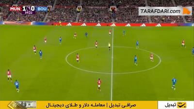  روی اشتباه لوک شاو؛ گل آنتوان سمنیو به منچستریونایتد (منچستریونایتد 1-1 بورنموث)