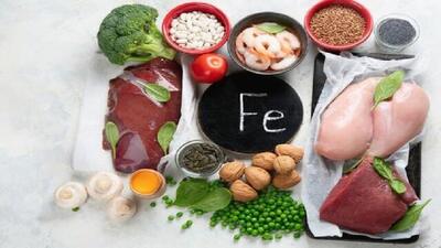  علائم کمبود آهن و غذا‌های غنی از آن