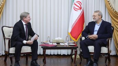  شتاب‌بخشی به کریدور راهبردی شمال-جنوب؛ محور دیدار لاریجانی و معاون نخست‌وزیر روسیه در تهران