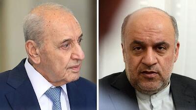 رایزنی نبیه بری و سفیر ایران درباره تحولات لبنان و منطقه