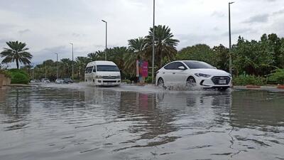 فیلم| بندرعباس غرق آب شد!