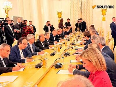 دیدار دو جانبه وزرای خارجه ایران و روسیه/ لاوروف: گفت‌وگوی تهران و مسکو بسیار ارزشمند است