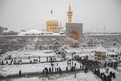 برف به بهشت رسید