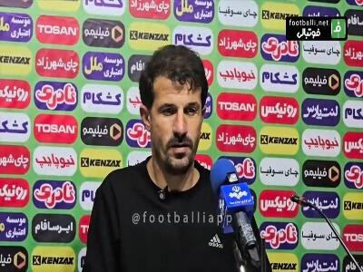 قاسم حدادی‌فر: بابت نیمه اول از هواداران تیمم عذرخواهی می‌‎کنم