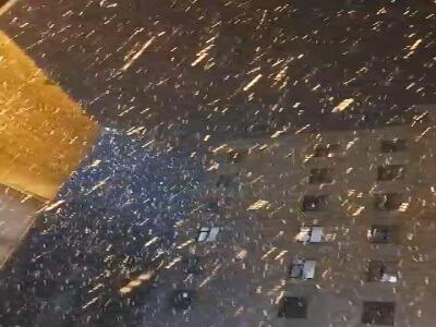  بارش برف در اراک